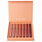 Vannfast, langvarig matt lipgloss-sett