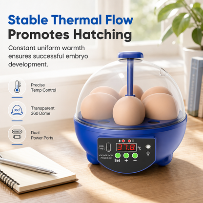 Automatisk USB-egginkubator med eggvending