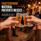 Plastshotglass formet som cowboyboots med minihatter