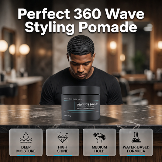 🌊💈✨ Wave-pomade – vannbasert hårvoks med medium hold og høy glans