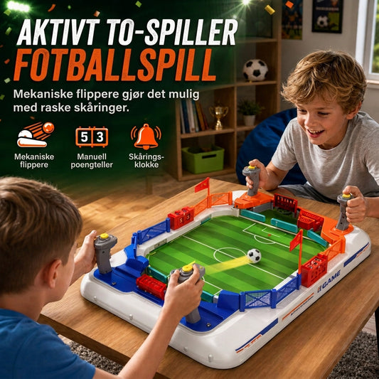 ⏳Kun for en kort tid – 50% RABATT ⏰2-spillers kamp om bordfotball Interaktivt bordfotball-brettspill for barn