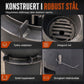 🔥 50 % RABATT! ⛺ Multifunksjonell, bærbar ved- og trekullovn – rustbestandig, for camping, grill og oppvarming ✨