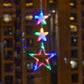 🎄❄️LED-julelys med snøfnugg og sugekopp ✨ | Batteridrevet, varmhvitt og flerfarget lys til vinduer, hjem og julefest