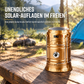 ⏳Tidsbegrenset tilbud: 50 % rabatt⏰ Bærbar solcelledrevet LED-campinglampe til utendørs bruk ⛺🔦