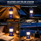 ⏳Tidsbegrenset tilbud: 50 % rabatt⏰ Bærbar solcelledrevet LED-campinglampe til utendørs bruk ⛺🔦