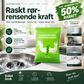🧪 Avløpsrens i pulverform – effektiv mot hår og fett. Trygg for rør – rengjør vask, toalett og sluk! 💪🌿