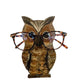 🦉Brillestativ i tre med dyr👓