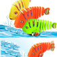 Plastleker med roll-up fisk