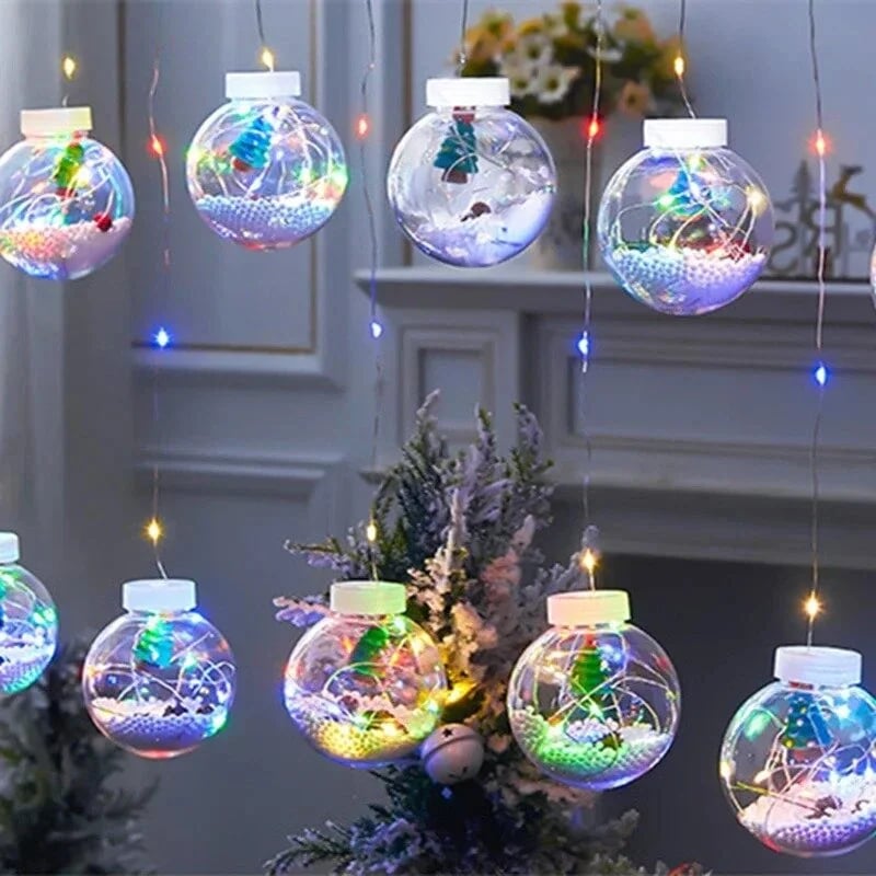 Led ball deals string lights