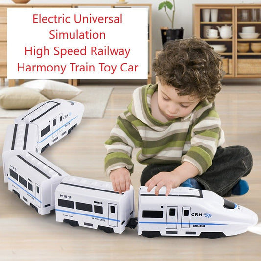 🌲Hot Sale 49% OFF🔥Elektrisk universell simulering av høyhastighetstog Harmony Train Toy